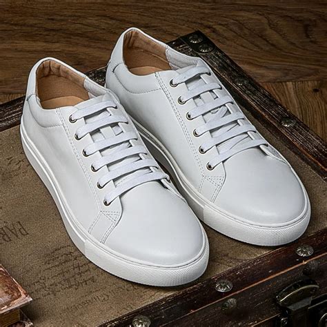 Men's White Casual Shoes 